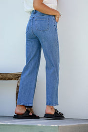 Becky Wide Leg Jeans - Light Wash