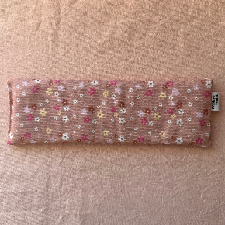 Eye Pillow - Beige + Pink Floral