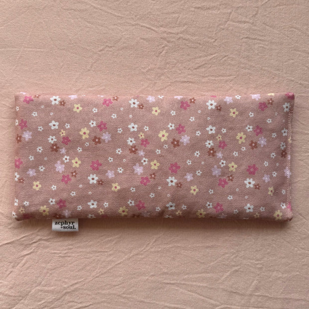 Travel Heat Bag - Beige + Pink Floral