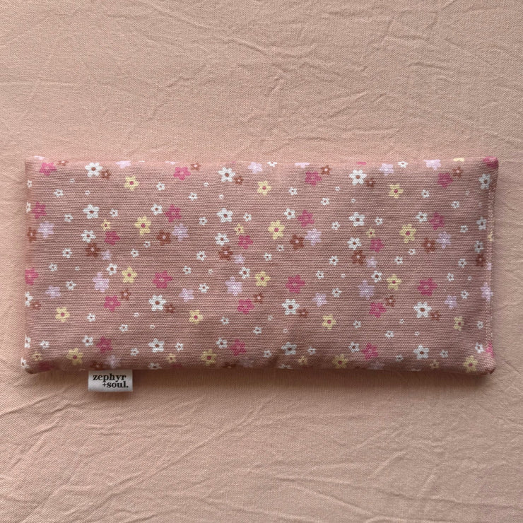 Travel Heat Bag - Beige + Pink Floral