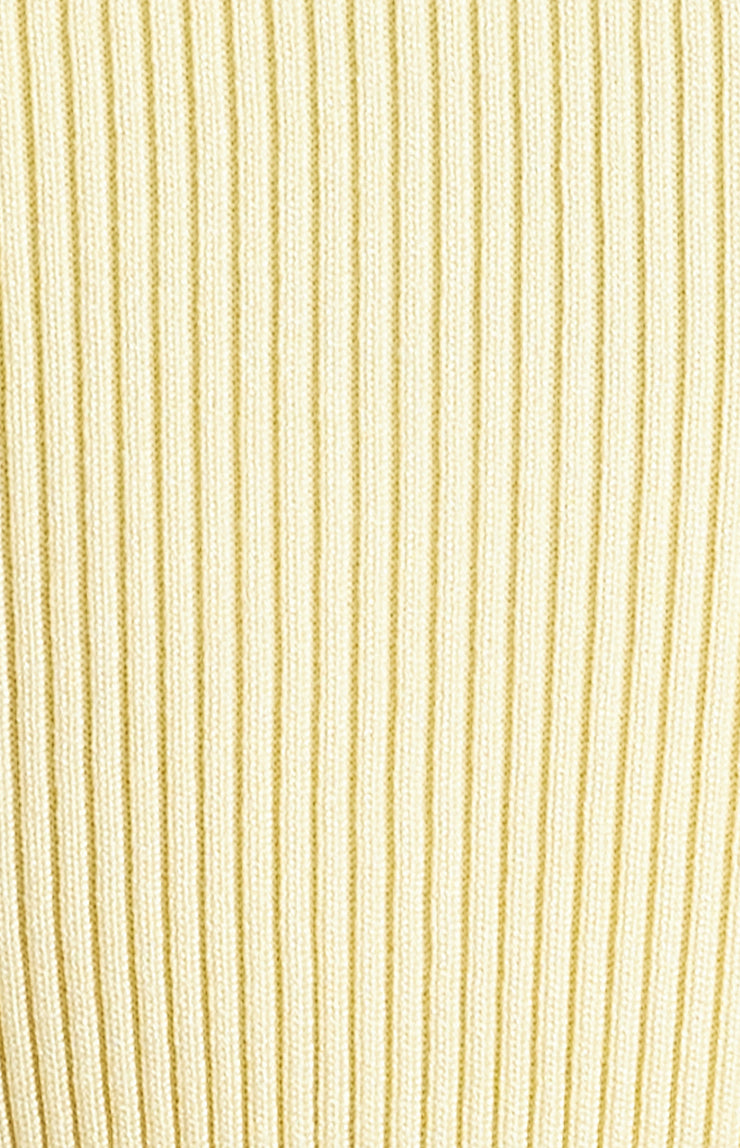 Beth Knit Tank - Lemon