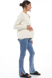 Bound To Be Button Sweater - Ivory