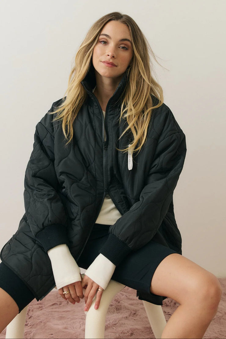 Bridie Jacket - Black/Cream