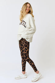 (PRE-ORDER) Bronwyn Sweater - Oat Marle/Leopard