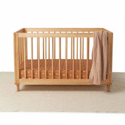 Fitted Cot Sheet - Bronze Palm