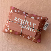 Eye Pillow - Brown + Pink Floral