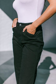 Calvin Wide Leg Jeans - Black