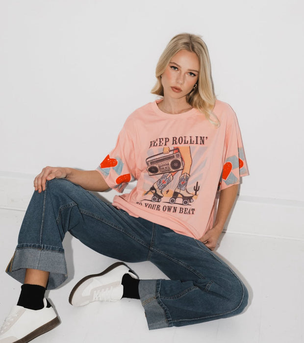 KEEP ROLLIN Tee