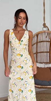 Frida Lemon Dress