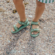 CRYWOLF Kids Beach Sandals - Coastal Green