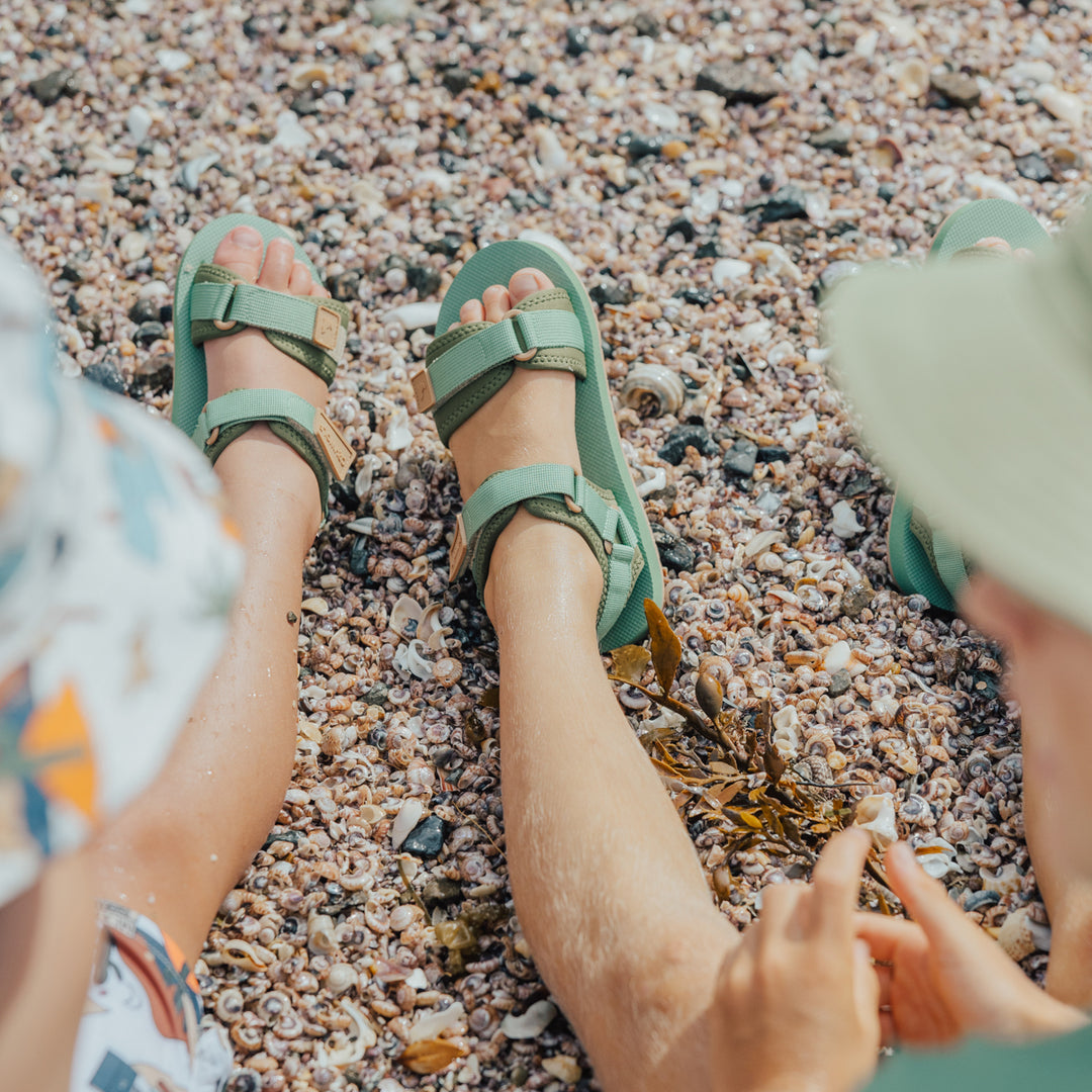 CRYWOLF Kids Beach Sandals - Coastal Green – SOHL STORE