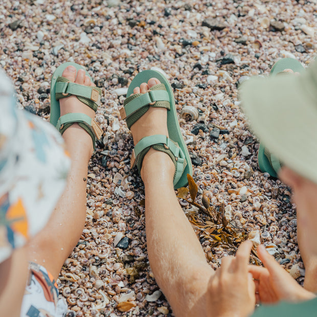 CRYWOLF Kids Beach Sandals - Coastal Green