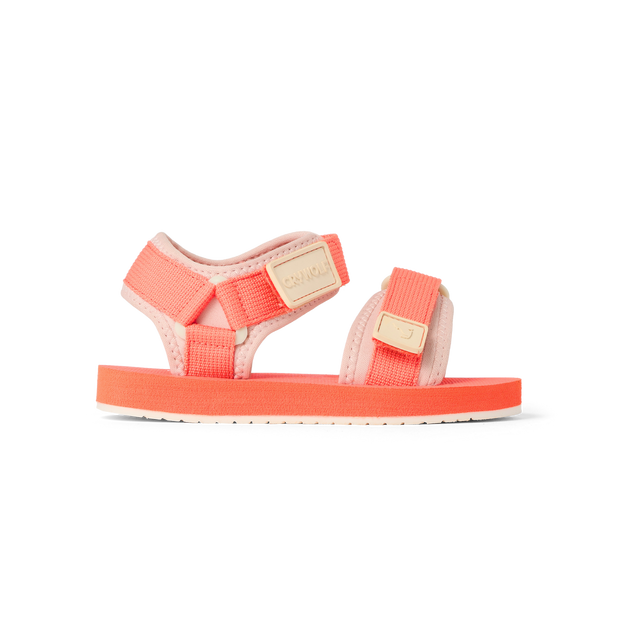 CRYWOLF Kids Beach Sandals - Coral