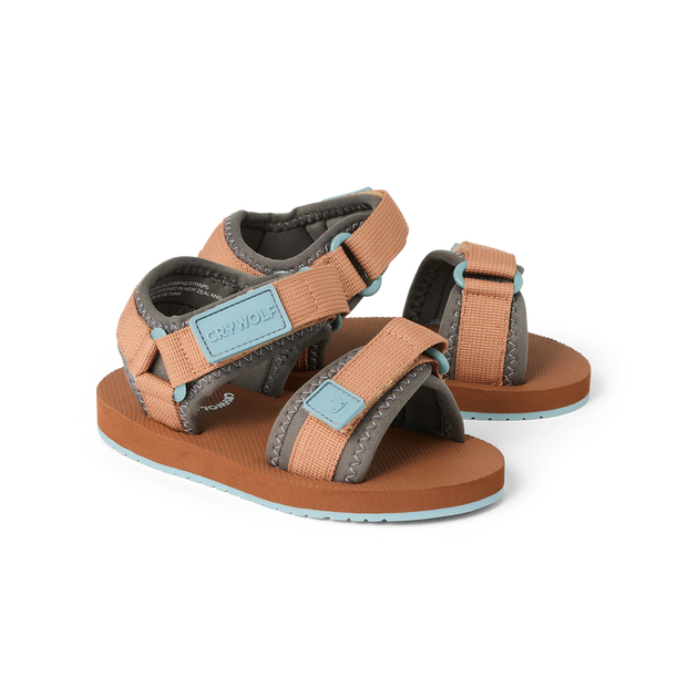 CRYWOLF Kids Beach Sandals - Natural