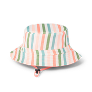 CRYWOLF Reversible Bucket Hat - Summer Stripe