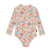 CRYWOLF Long Sleeve Swimsuit - Flower Market