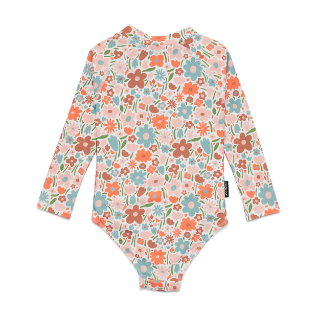 CRYWOLF Long Sleeve Swimsuit - Flower Market