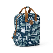 CRYWOLF Mini Backpack - Blue Postcards