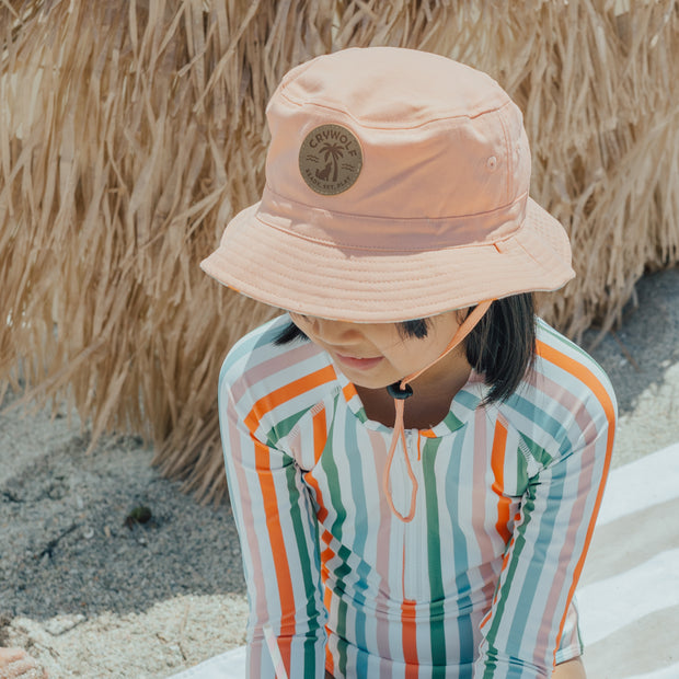 CRYWOLF Reversible Bucket Hat - Summer Stripe