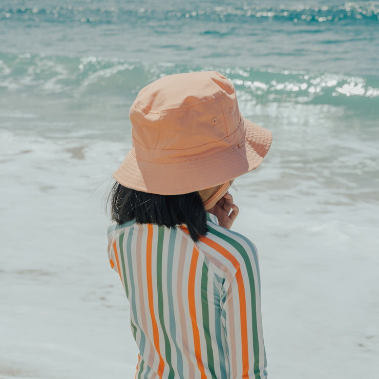 CRYWOLF Reversible Bucket Hat - Summer Stripe