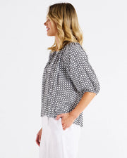 Camilla Blouse - Geometric Print