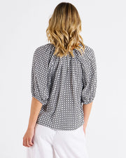 Camilla Blouse - Geometric Print