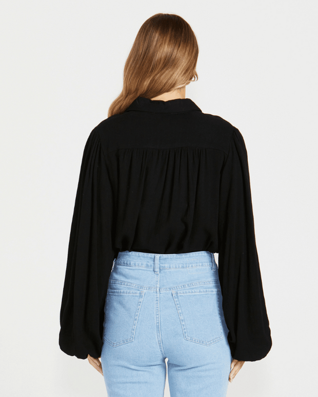 Chapel Trim Shirt - Black