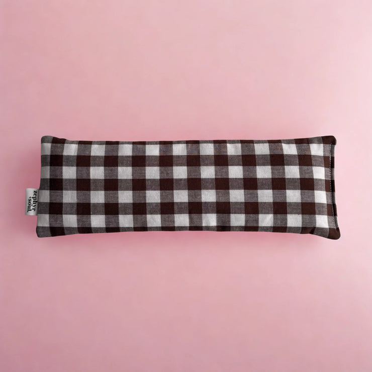 Eye Pillow - Chocolate Gingham