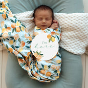 Jersey Wrap & Beanie Set - Citrus Squeeze