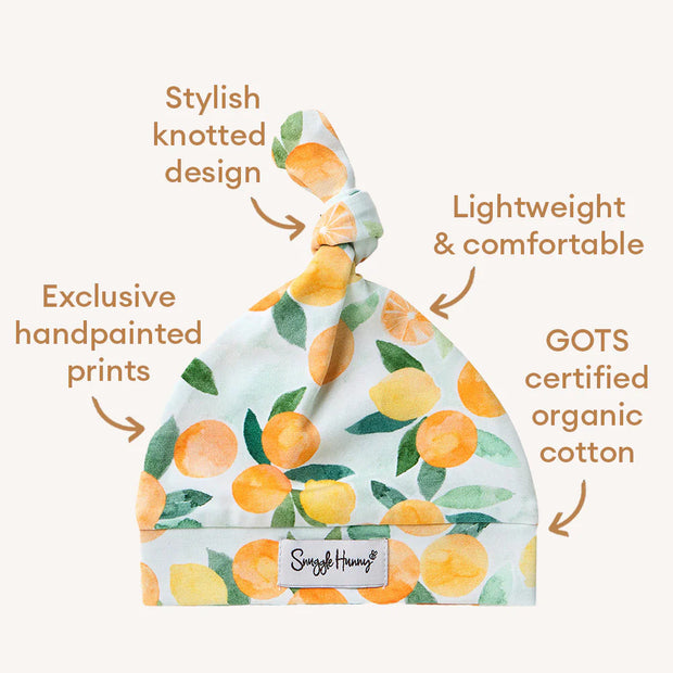 Knotted Hat - Citrus Squeeze