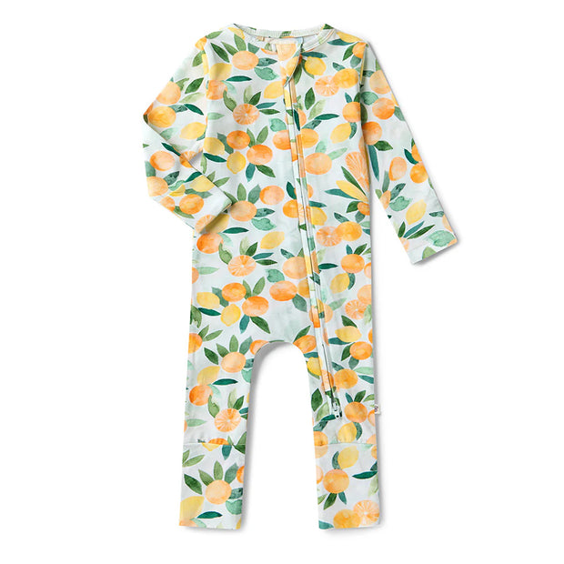 Snugglesuit Convertible Romper - Citrus Squeeze