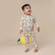 Snugglesuit Convertible Romper - Citrus Squeeze