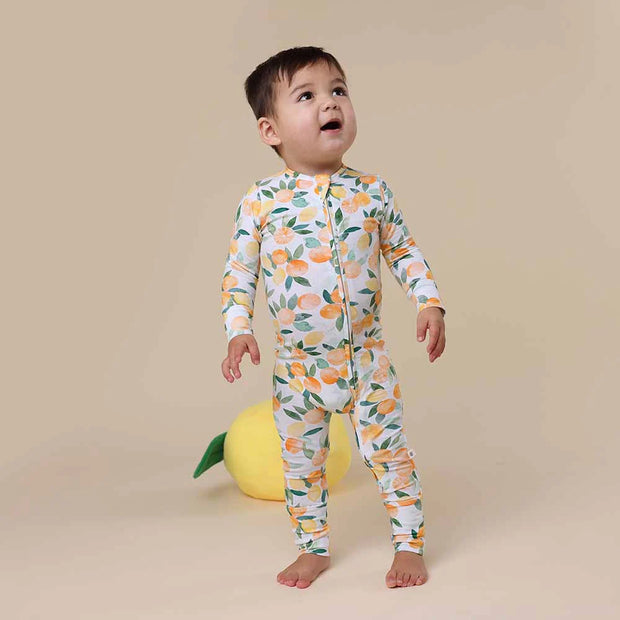 Snugglesuit Convertible Romper - Citrus Squeeze