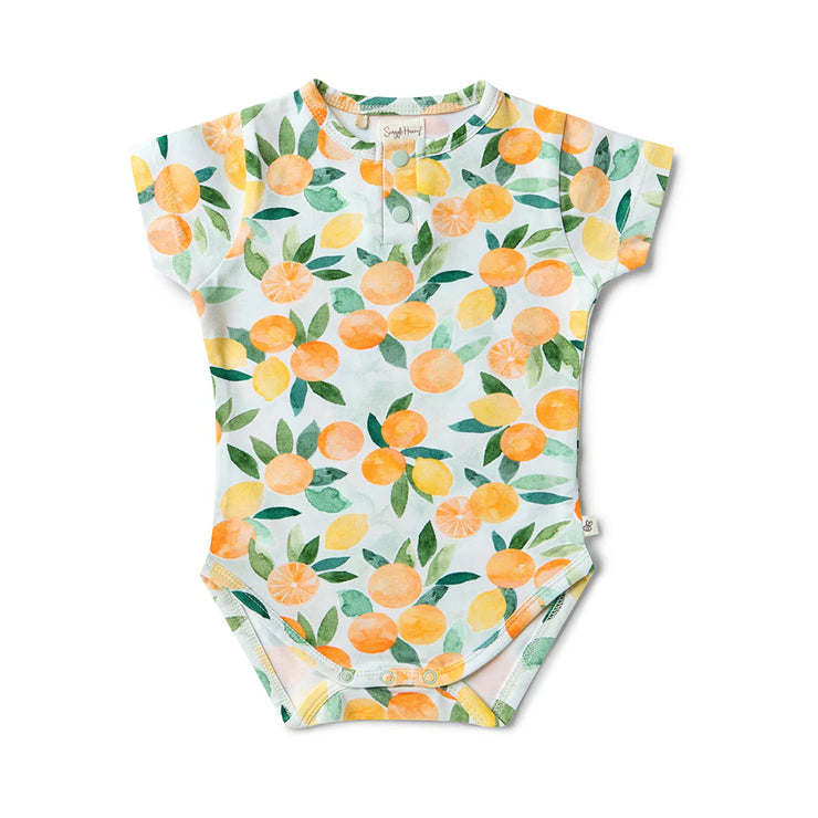 Short Sleeve Bodysuit - Citrus Squeeze