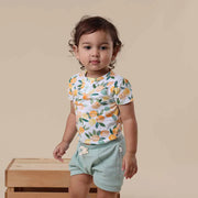 Short Sleeve Bodysuit - Citrus Squeeze