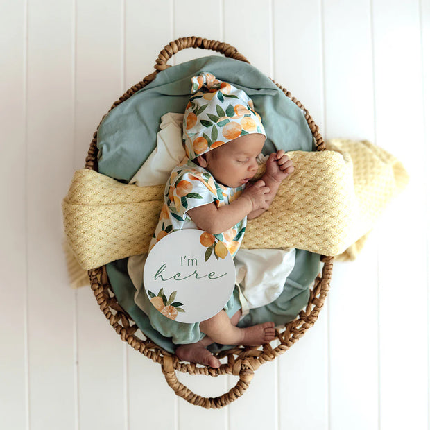 Short Sleeve Bodysuit - Citrus Squeeze