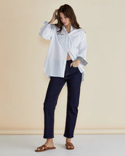 Claire Classic Shirt - White