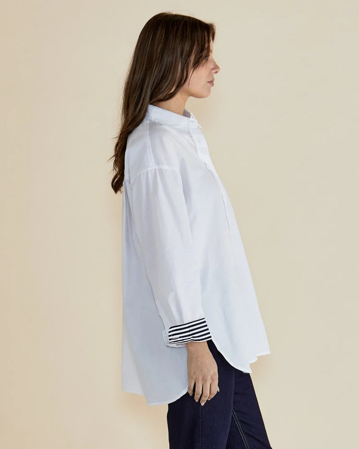 Claire Classic Shirt - White