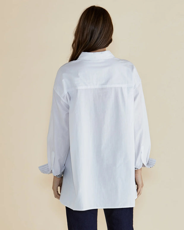 Claire Classic Shirt - White