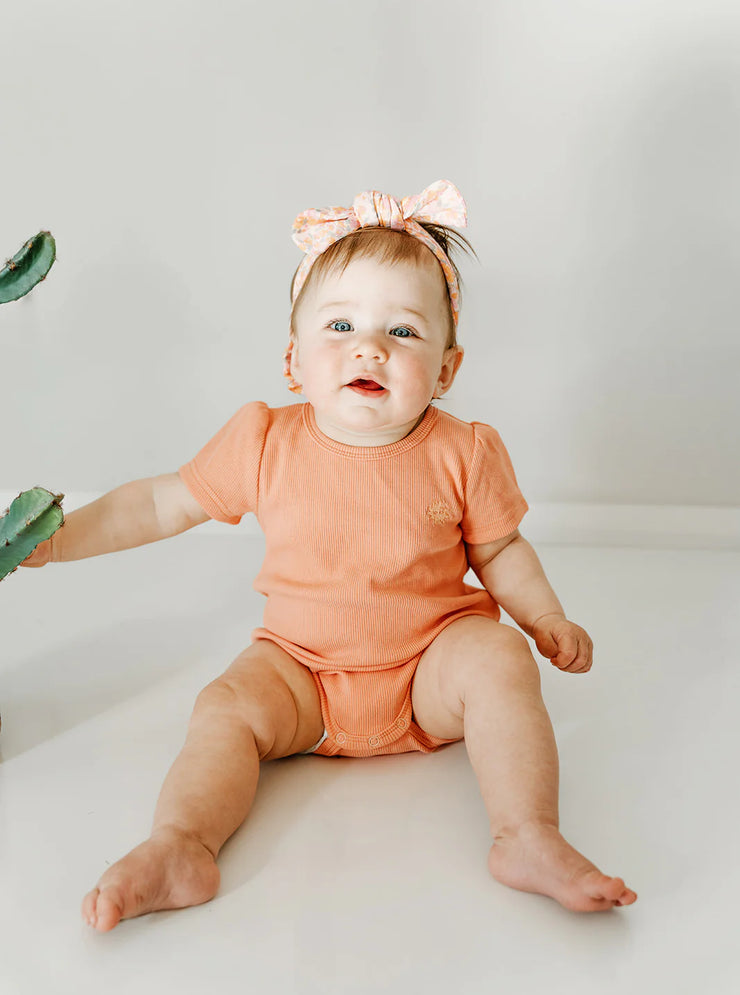 KAPOW - Coral Rib Bodysuit