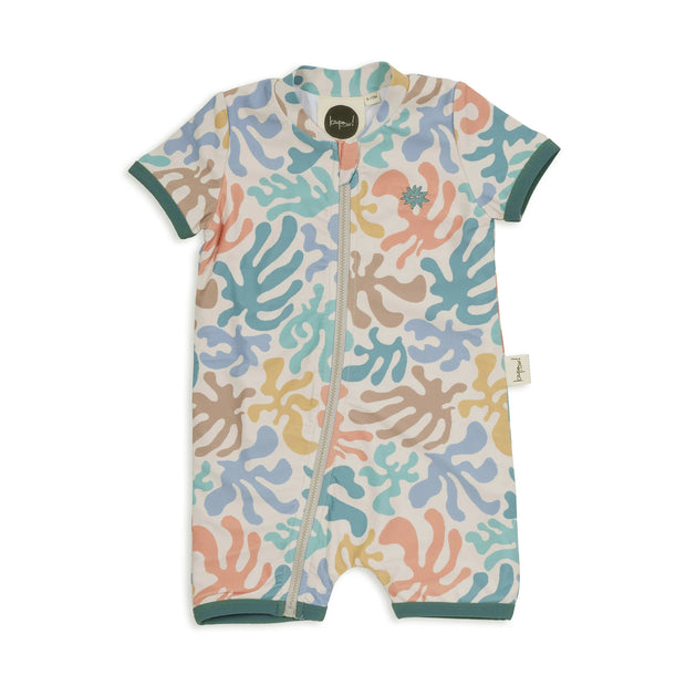 KAPOW - Coral SS Swimsuit UPF50+