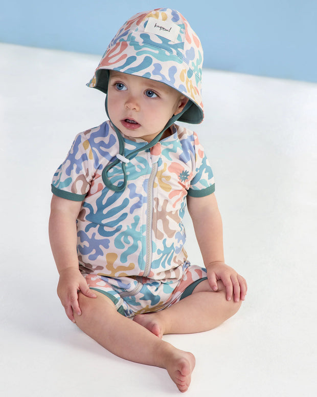 KAPOW - Coral Swim Hat UPF50+