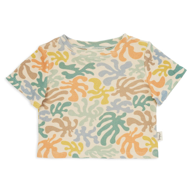 KAPOW - Coral Waffle T-Shirt
