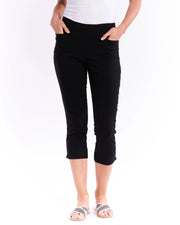 Crop Bengaline Pant - Black