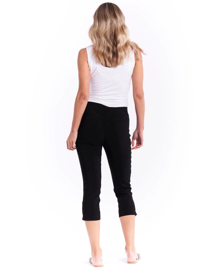 Crop Bengaline Pant - Black