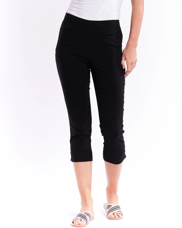 Crop Bengaline Pant - Black