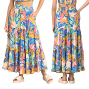 Delilah Tropical Maxi Skirt