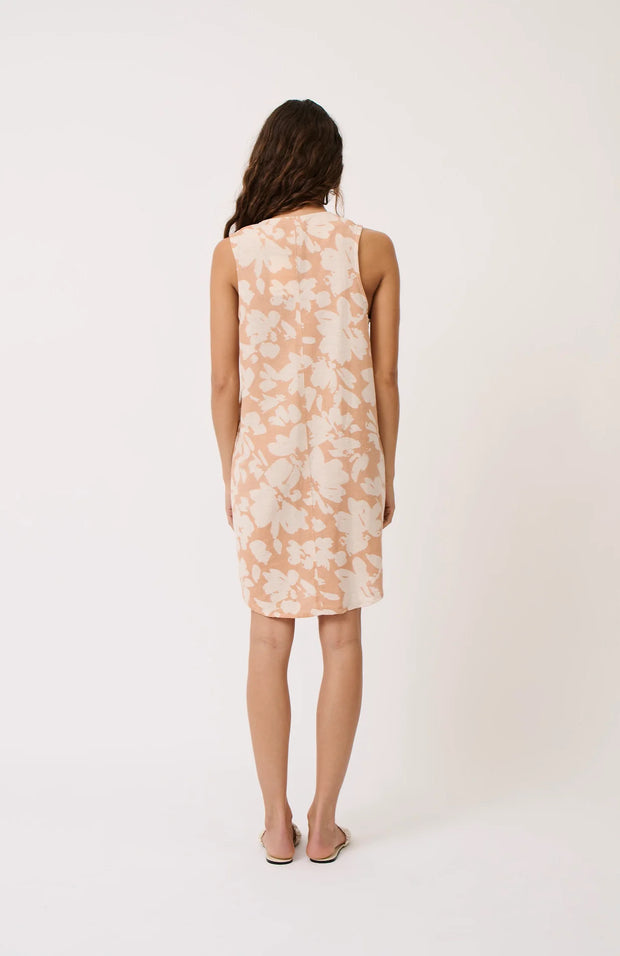 Diana Dress - Floral Sand