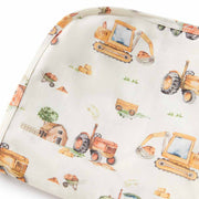 Jersey Wrap & Beanie Set - Diggers & Tractor