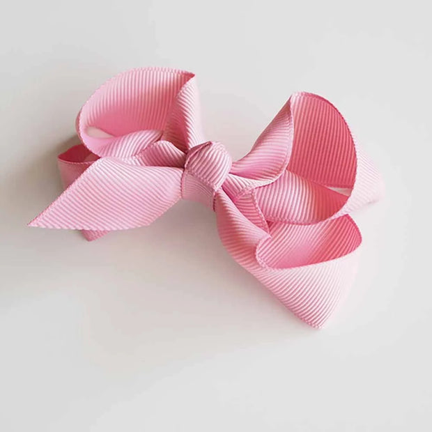 Bow Hair Clip - Dusty Pink